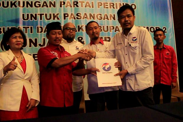 Perindo Cirebon Deklarasikan Dukungan untuk Pasangan Sunjaya-Imron