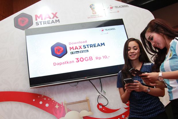 Telkomsel Sajikan Piala Dunia 2018 Melalui Aplikasi MAXstream