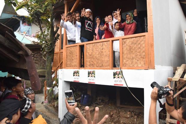 Dedi Mulyadi Resmikan Rumah Antibanjir di Dayeuhkolot