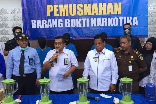 Bea Cukai Aceh dan BNN Provinsi Aceh Musnahkan 23 Kilogram Sabu
