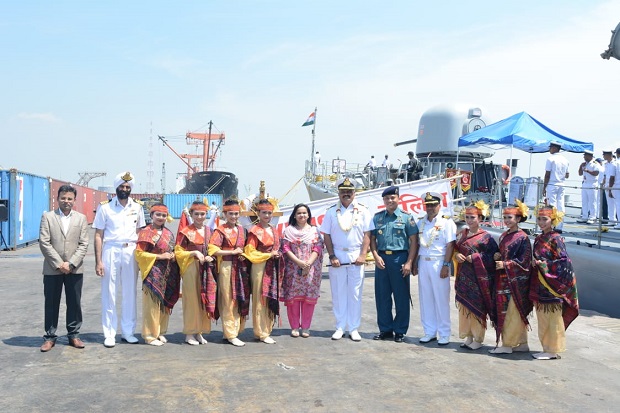 Kapal Perang India INS Kulish Sambangi Indonesia