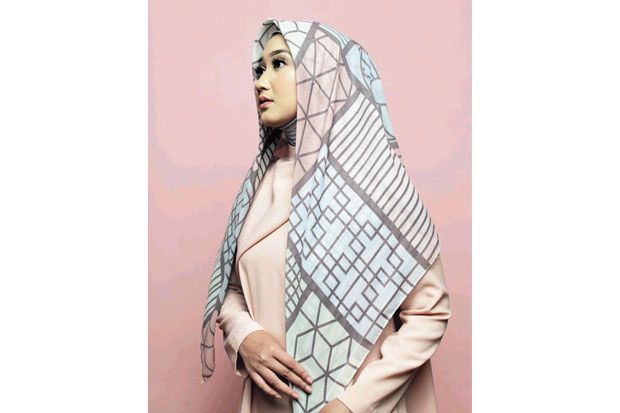 Hijab Motif Trendy Mewarnai  Hari Raya Lebaran Taun Ini