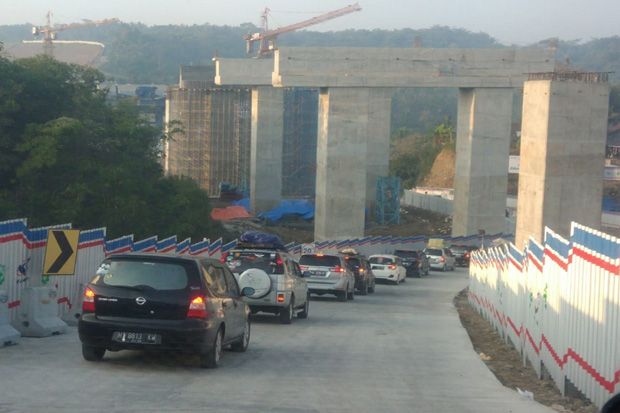Jalur Fungsional di Jembatan Kali Kenteng Aman Dilalui Pemudik