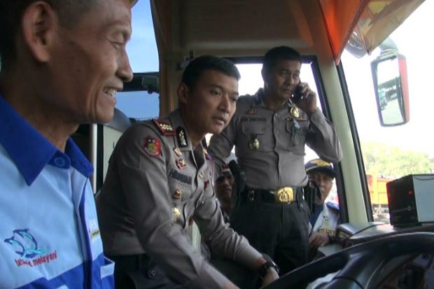 Polresta Sidoarjo Perketat Pengawasan Bus di Terminal Purbaya