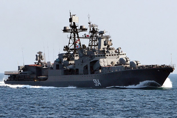 Dua Kapal Perang Rusia Bersandar di Manila