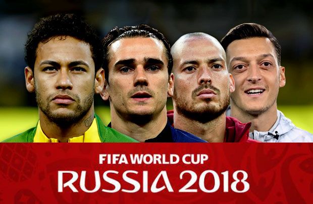 Empat Calon Pemain Kunci di Piala Dunia 2018