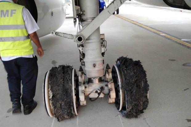 Garuda Pecah Ban, Penerbangan di Bandara Kualanamu Sempat Terganggu