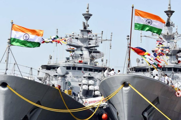 Hendak Latihan Perang dengan AS, Kapal Perang India Dikuntit AL China