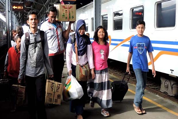 Akhir Ramadan, 11.000 Pemudik Kereta Api Tiba di Semarang