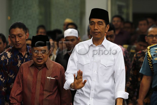 Presiden Jokowi Salat Ied di Bogor, Wapres JK di Masjid Istiqlal