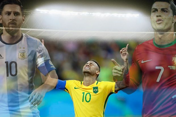 Neymar : Hanya Ronaldo dan Messi yang Bisa Mengalahkan Saya!