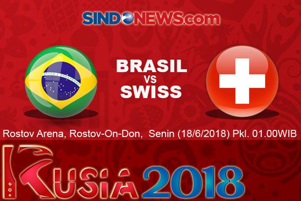 Preview Brasil vs Swiss: Favorit Juara Jajal Pertahanan Solid La Nati