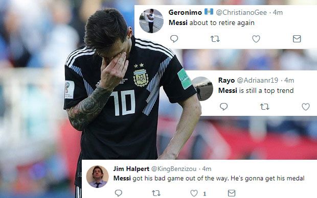 Gagal Eksekusi Penalti, Messi Dihajar Meme