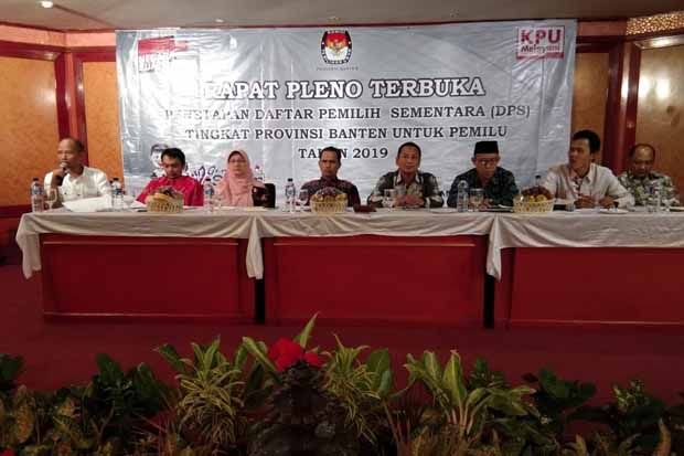 KPU Banten Tetapkan DPS Pemilu 2019 Sebanyak 7,4 Juta