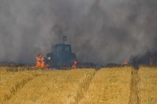 Layang-layang Api Palestina, Senjata Perusak Pertanian Israel