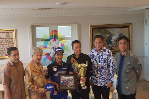 Menpora Salut dengan Galang Hendra dan Yamaha Indonesia