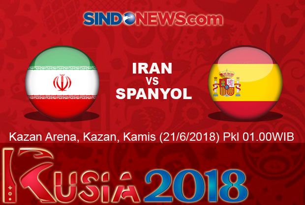 Susunan Pemain Iran vs Spanyol