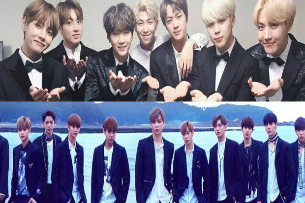 Personel BTS dan Wanna One Kuasai Reputation Ranking Boy Band