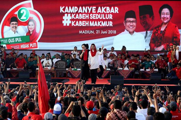 Megawati:  Dipimpin Nasionalis - Nahdliyin, Jatim Akan Aman