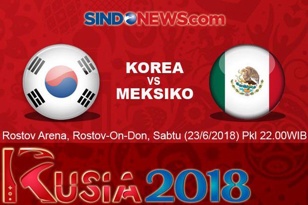 Susunan Pemain Korea Selatan vs Meksiko