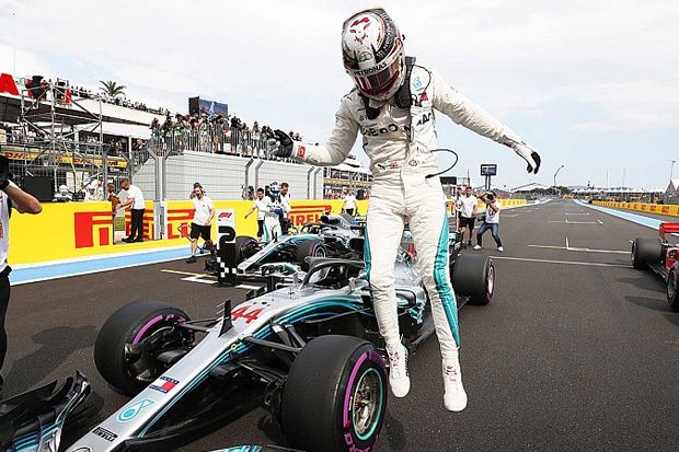 Lewis Hamilton Rebut Pole Position GP Prancis