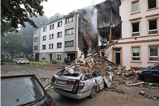 Ledakan Dahsyat Hancurkan Bangunan di Jerman, 25 Terluka
