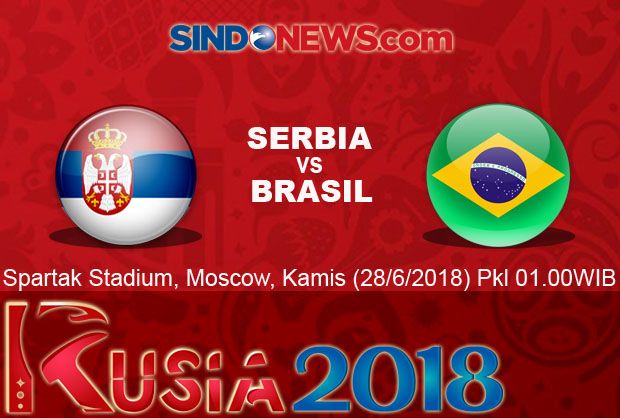 Preview Serbia vs Brasil: Tim Samba Jangan Lengah