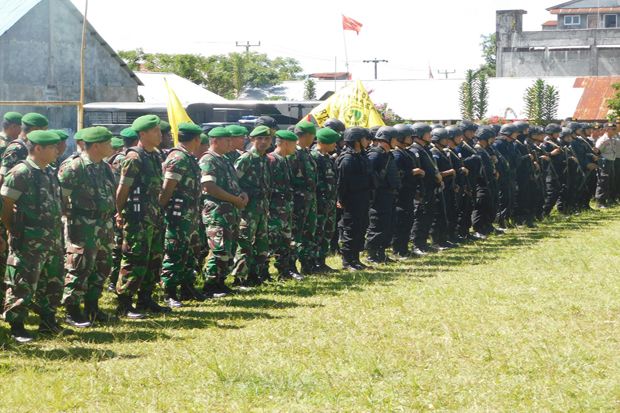 Ribuan Pasukan Gabungan Siap Amankan Pilkada di Minahasa dan Minahasa Tenggara