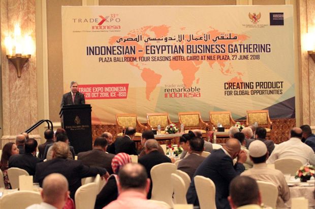 Indonesia-Mesir Tingkatkan Perdagangan Lewat Trade Expo Indonesia