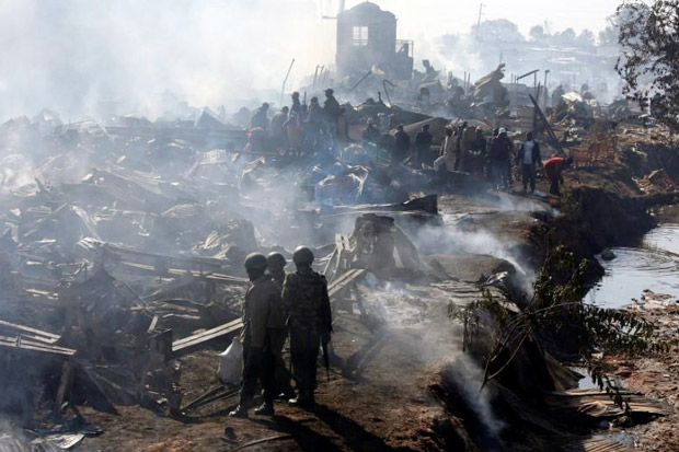 15 Tewas dan 70 Terluka dalam Kebakaran di Pasar Nairobi