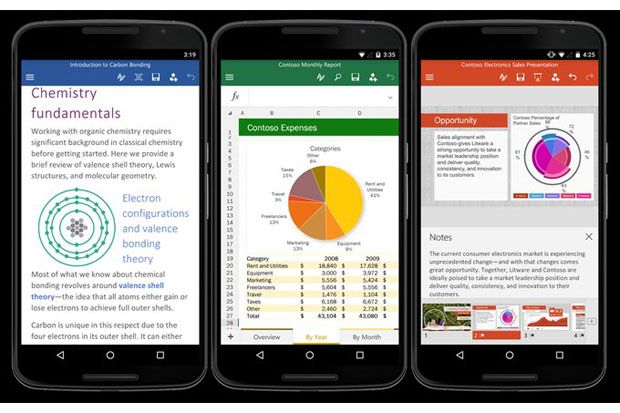 Juli, Microsoft Office Versi Android Datangkan Banyak Fitur Baru