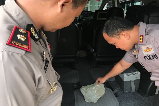 Polisi Kejar Pelaku Pelemparan Batu di Tol Tangerang-Merak