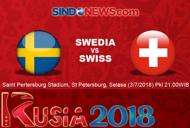 Preview Swedia vs Swiss: Bara di Saint Petersburg