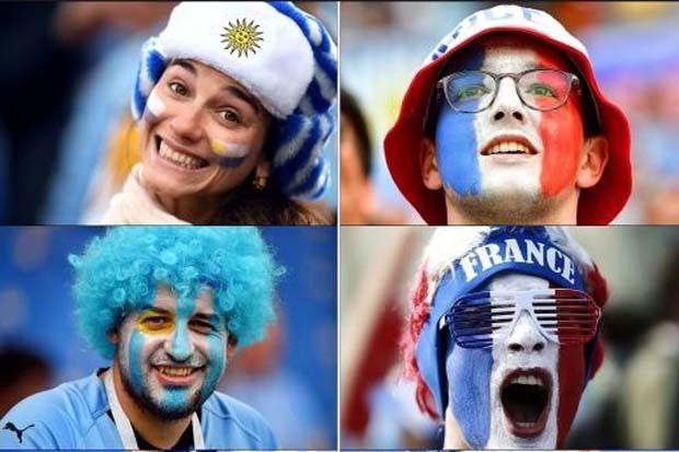 Susunan Pemain Uruguay vs Prancis
