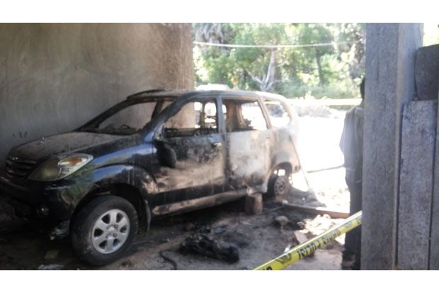 Mobil Ketua Panwaslu Rote Ndao Dibakar Orang Tak Dikenal