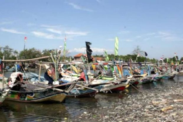 Gelombang Laut Tinggi, Nelayan Cirebon Tak Berani Melaut