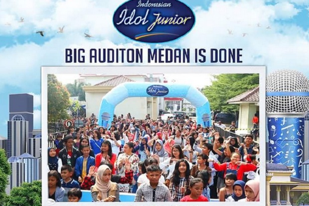 Kemeriahan Big Audition Pertama Indonesian Idol Junior di Kota Medan