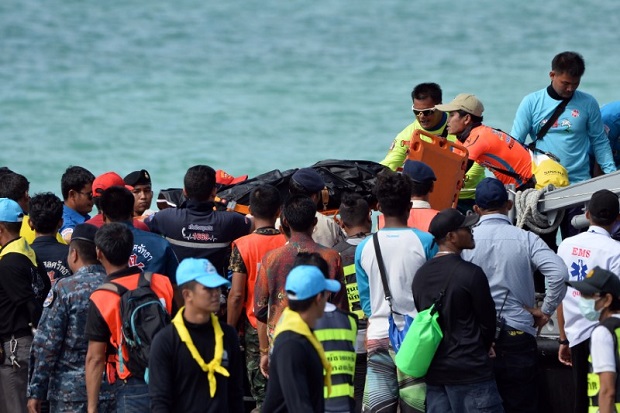 Kapal Tenggelam di Thailand, 33 Turis China Tewas, 23 Lainnya Hilang