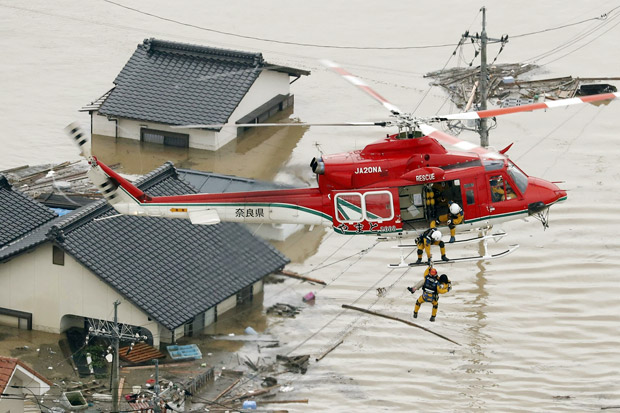 Banjir Landa Jepang, 38 Tewas dan Hampir 50 Orang Hilang