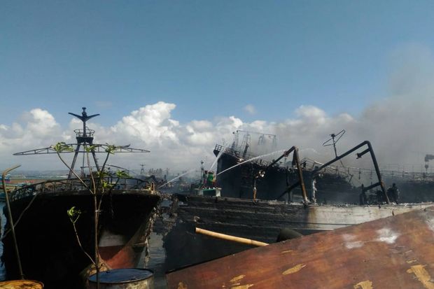 Kasus Kebakaran Puluhan Kapal Ikan, 13 Orang Diamankan Polisi