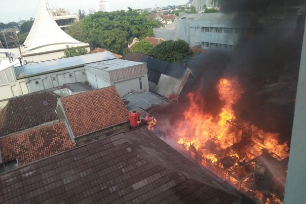Gas Bocor, 6 Rumah di Jalan Tera Bandung Ludes Terbakar
