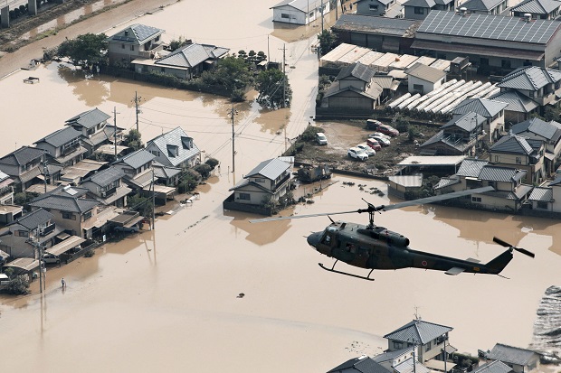 Korban Tewas Banjir Jepang Tembus Angka 100 Jiwa