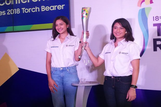 Dian Sastro dan Mikha Tambayong Gelorakan Spirit Asian Games 2018