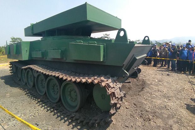 Masuk Tahap Pengujian, Tank Medium Pindad Diledakkan TNT 10 Kg