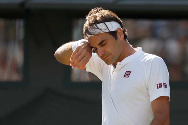 Kejutan! Petenis Afsel Singkirkan Federer