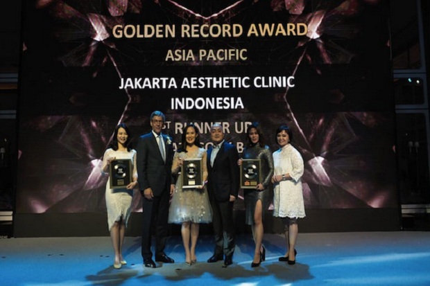 Klinik Kedokteran Estetika Indonesia Raih 3 Piala Golden Record Awards 2018