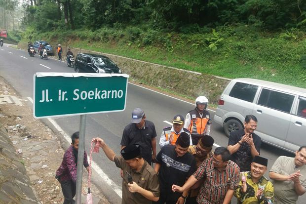 Jalan Raya Tangkubanparahu yang Melegenda Diganti Jadi Jalan Ir Soekarno