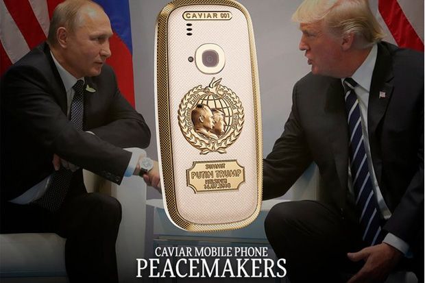 Nokia 3310 Peacemaker, Ponsel Emas Khusus Bagi Trump dan Putin