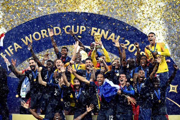 Prancis Kampiun Piala Dunia 2018 Usai Kandaskan Kroasia