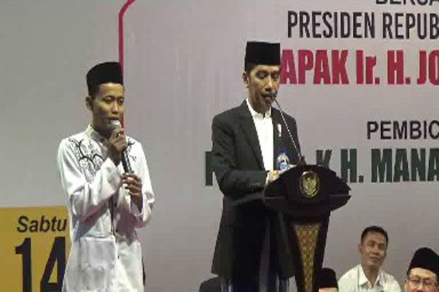 Presiden Jokowi Ikut Khataman Alquran di Sragen